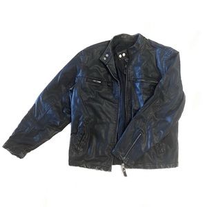 MENS LEATHER JACKET - Size L